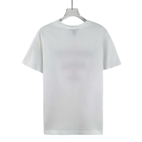 Louis Vuitton White Printed Cotton Round-Neck Short-Sleeve T-Shirt M Size Made I - Picture 8 of 8